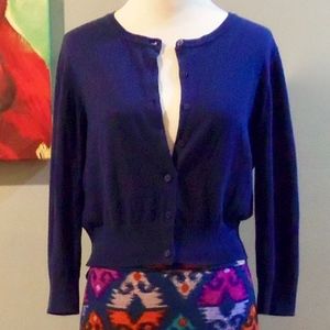 🐳Navy Blue Cropped Cardigan ~ Old Navy